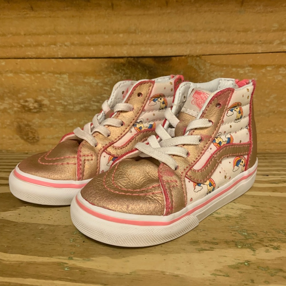 Vans - Off the wall - Little Girl Unicorn Rainbow